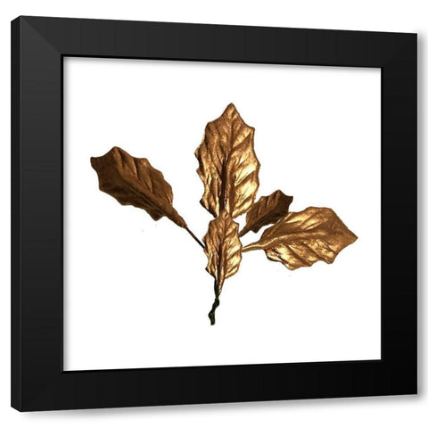 Gold Black Modern Wood Framed Art Print by Phillip, Jamie