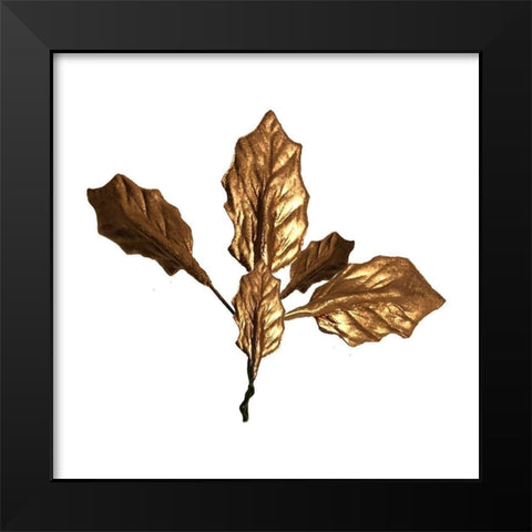 Gold Black Modern Wood Framed Art Print by Phillip, Jamie