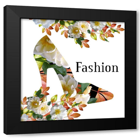 Fashion Week 2 Black Modern Wood Framed Art Print by Phillip, Jamie
