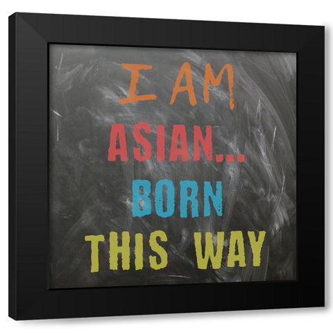 Asian Black Modern Wood Framed Art Print by Phillip, Jamie