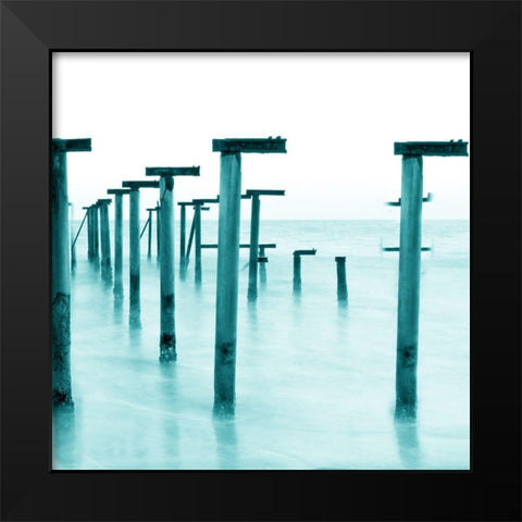 Bay Wood 2 Black Modern Wood Framed Art Print by Phillip, Jamie
