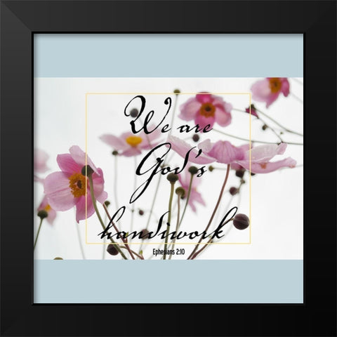 Handiwork Black Modern Wood Framed Art Print by Phillip, Jamie