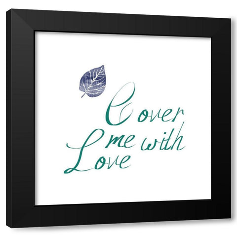 Love Cover Black Modern Wood Framed Art Print with Double Matting by Phillip, Jamie