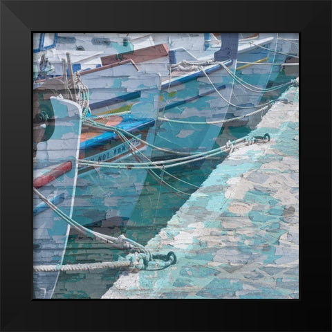 By The Sea 1 Black Modern Wood Framed Art Print by Phillip, Jamie