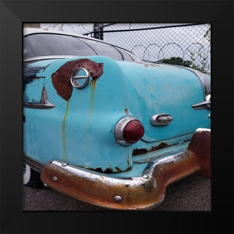 Vintage Car 2 Black Modern Wood Framed Art Print by Phillip, Jamie