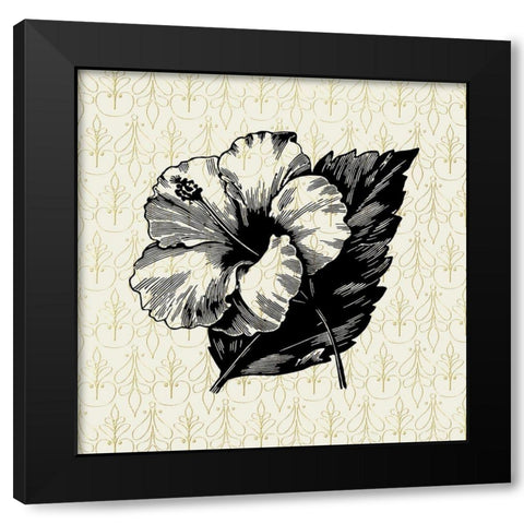 Black Silk 2 Black Modern Wood Framed Art Print with Double Matting by Phillip, Jamie