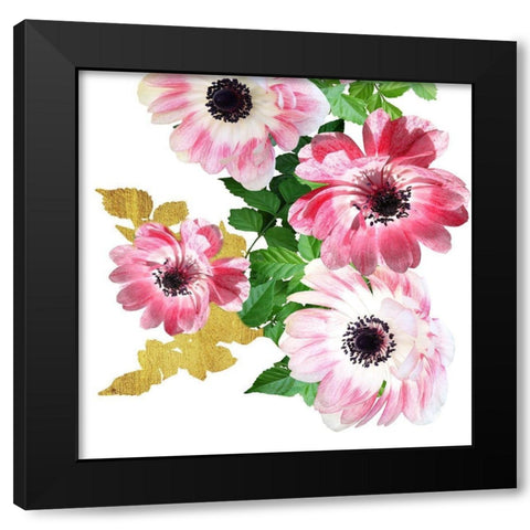 Rose Garden 1 Black Modern Wood Framed Art Print by Phillip, Jamie
