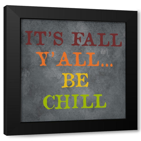 Fall Black Modern Wood Framed Art Print with Double Matting by Phillip, Jamie