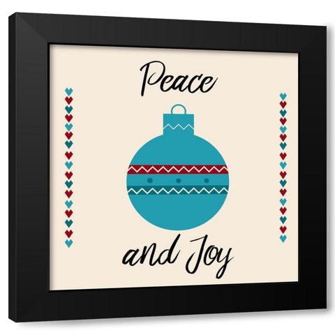 Decortion Black Modern Wood Framed Art Print by Phillip, Jamie