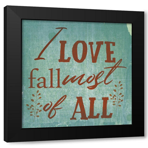 Gather 2 Black Modern Wood Framed Art Print by Phillip, Jamie