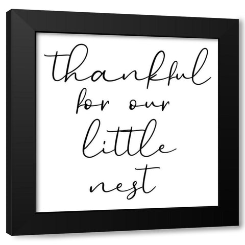 Nest Black Modern Wood Framed Art Print by Phillip, Jamie