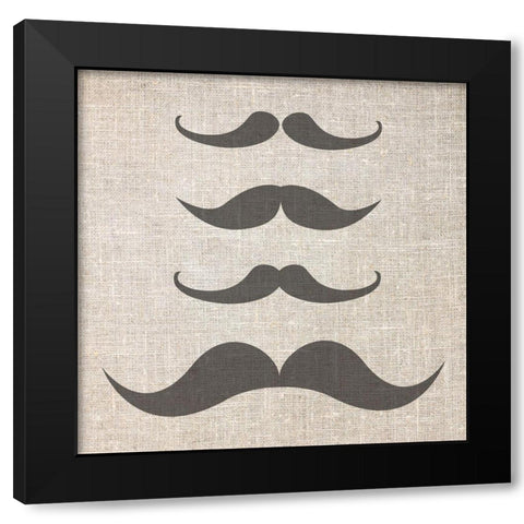 Brostache 2 Black Modern Wood Framed Art Print by Phillip, Jamie