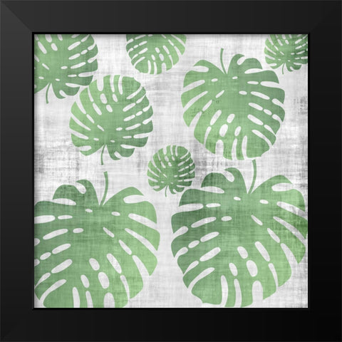 Tropical Rain Black Modern Wood Framed Art Print by Phillip, Jamie