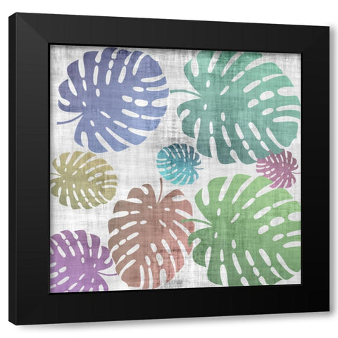 Tropical Rain 4 Black Modern Wood Framed Art Print with Double Matting by Phillip, Jamie