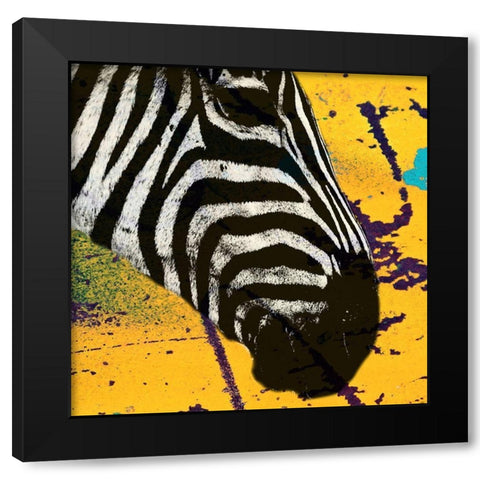 Africa Savanna Black Modern Wood Framed Art Print by Phillip, Jamie