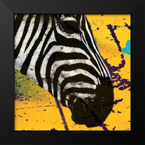 Africa Savanna Black Modern Wood Framed Art Print by Phillip, Jamie