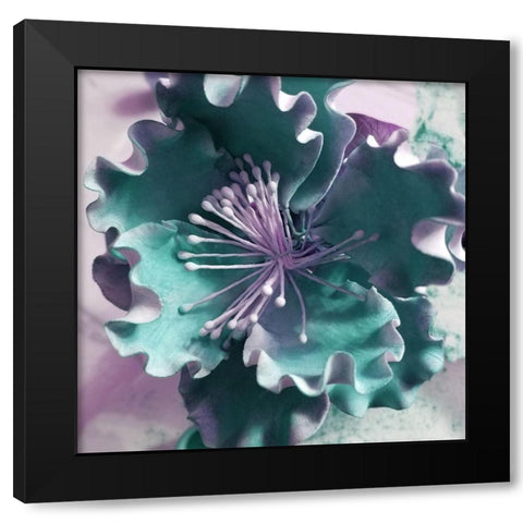 Florest Delight 2 Black Modern Wood Framed Art Print with Double Matting by Phillip, Jamie