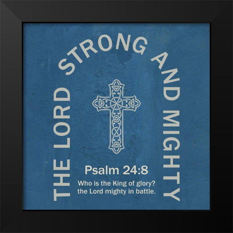 The Lord 2 Black Modern Wood Framed Art Print by Phillip, Jamie