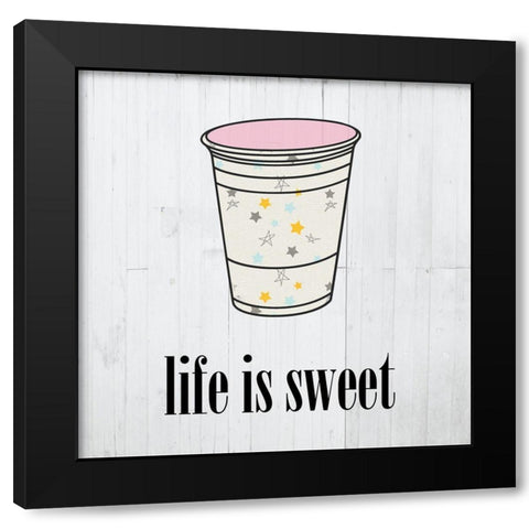Pink Lemonade 3 Black Modern Wood Framed Art Print by Phillip, Jamie