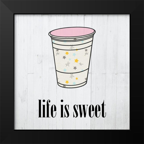 Pink Lemonade 3 Black Modern Wood Framed Art Print by Phillip, Jamie