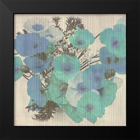 Field Of Bloom Black Modern Wood Framed Art Print by Phillip, Jamie