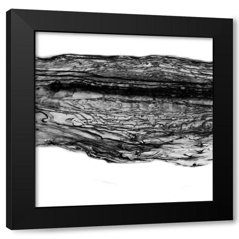 Spoken Intention 2 Black Modern Wood Framed Art Print by Phillip, Jamie