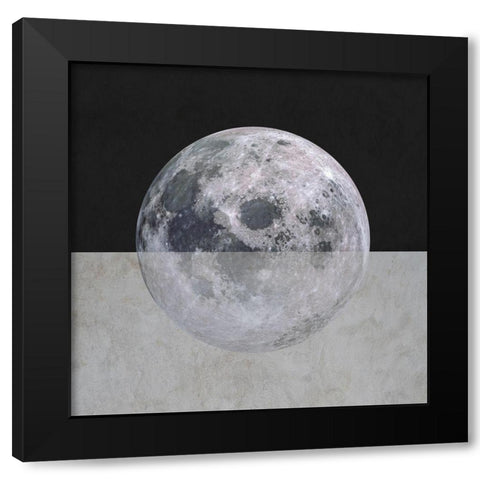 Moon Light 1 Black Modern Wood Framed Art Print with Double Matting by Phillip, Jamie