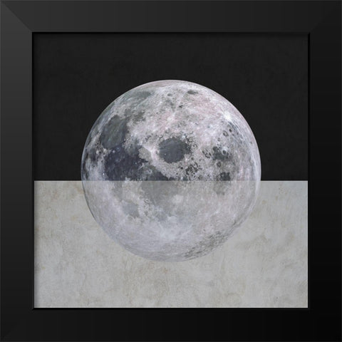 Moon Light 1 Black Modern Wood Framed Art Print by Phillip, Jamie
