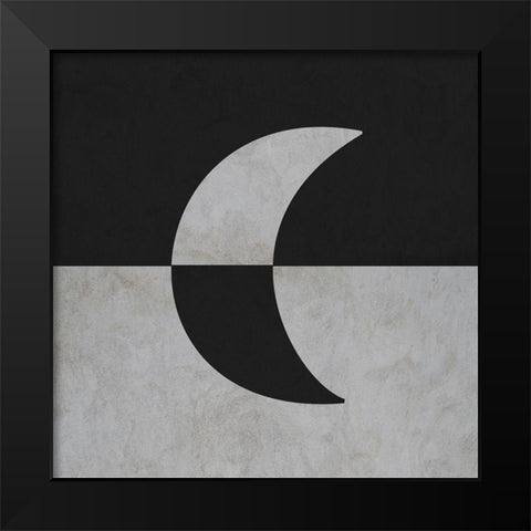 Moon Light 2 Black Modern Wood Framed Art Print by Phillip, Jamie