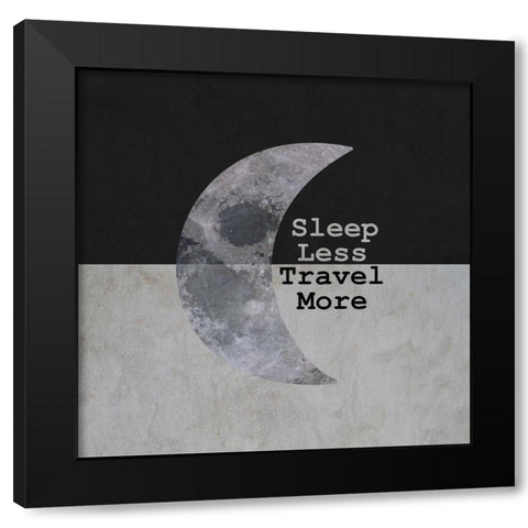 Moon Light 3 Black Modern Wood Framed Art Print with Double Matting by Phillip, Jamie