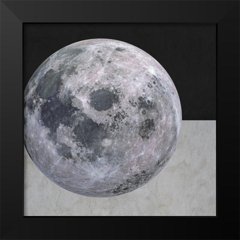 Moon Light 4 Black Modern Wood Framed Art Print by Phillip, Jamie