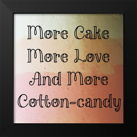 All Things Sweet Black Modern Wood Framed Art Print by Phillip, Jamie