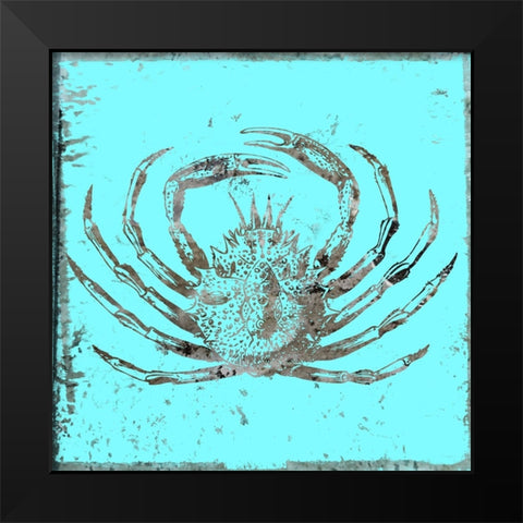 Whay So Crabby Black Modern Wood Framed Art Print by Phillip, Jamie