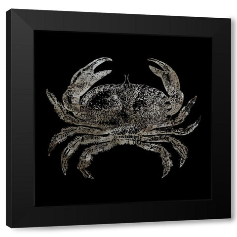 Whay So Crabby 3 Black Modern Wood Framed Art Print with Double Matting by Phillip, Jamie