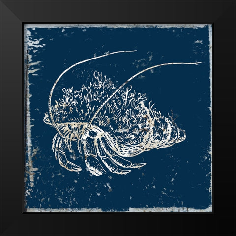 Whay So Crabby 5 Black Modern Wood Framed Art Print by Phillip, Jamie