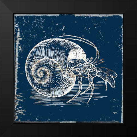 Whay So Crabby 6 Black Modern Wood Framed Art Print by Phillip, Jamie