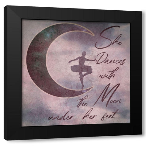 Ballet Dancer 4 Black Modern Wood Framed Art Print with Double Matting by Phillip, Jamie