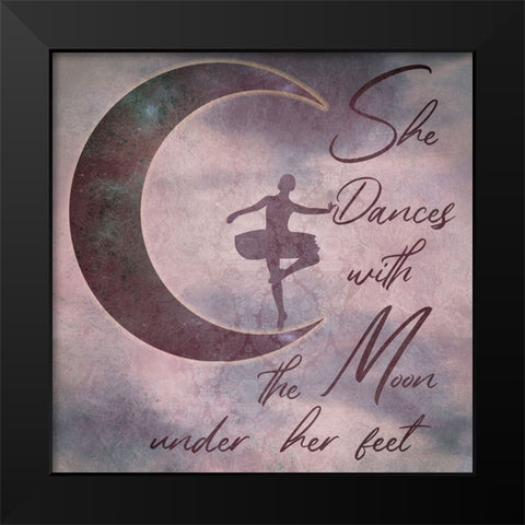 Ballet Dancer 4 Black Modern Wood Framed Art Print by Phillip, Jamie