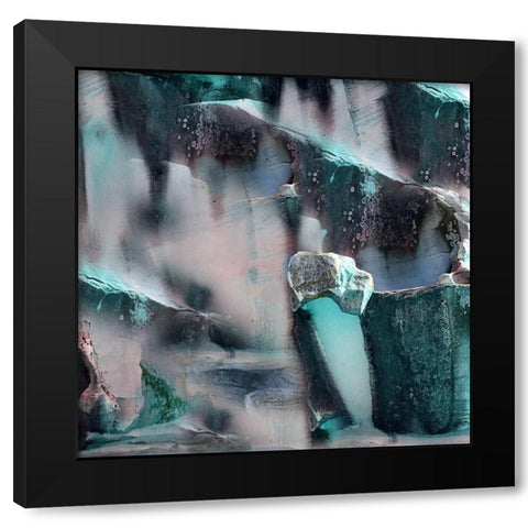 Corner Stones Black Modern Wood Framed Art Print with Double Matting by Phillip, Jamie