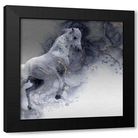 Mystic Horse Black Modern Wood Framed Art Print by Phillip, Jamie