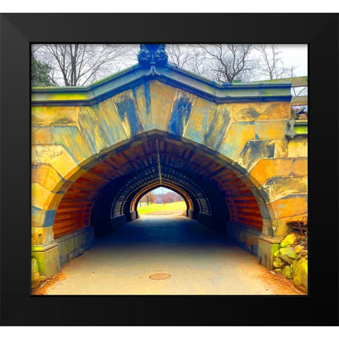 Prospect Tunnel Black Modern Wood Framed Art Print by Phillip, Jamie