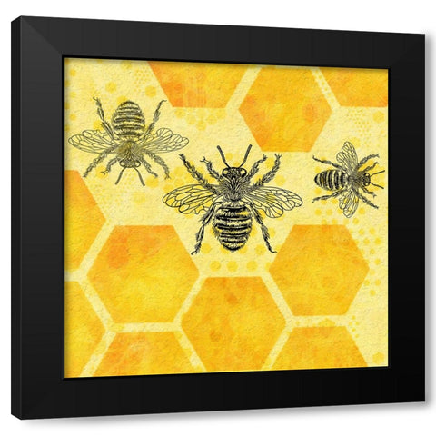 Romantic Chefs 3 Black Modern Wood Framed Art Print with Double Matting by Phillip, Jamie