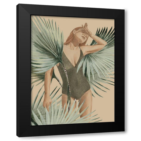 Intuitive Black Modern Wood Framed Art Print with Double Matting by Urban Road