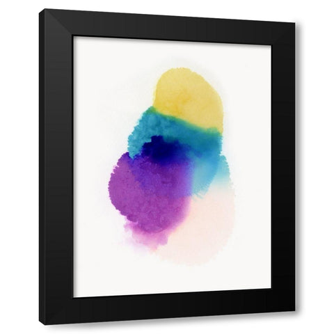Morph Black Modern Wood Framed Art Print by Urban Road