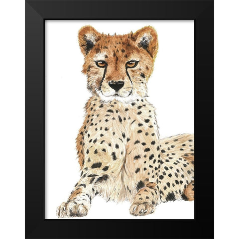 Smiling Eyes Black Modern Wood Framed Art Print by Urban Road