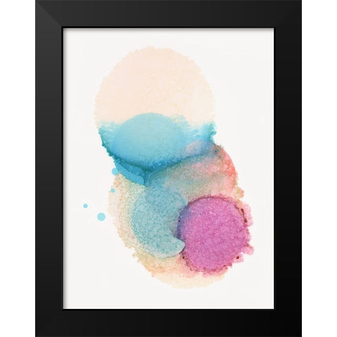 Crimson Dreaming Black Modern Wood Framed Art Print by Urban Road