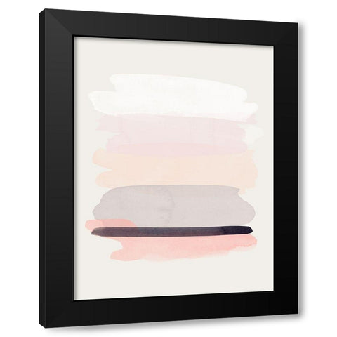 Shimmer Black Modern Wood Framed Art Print by Urban Road