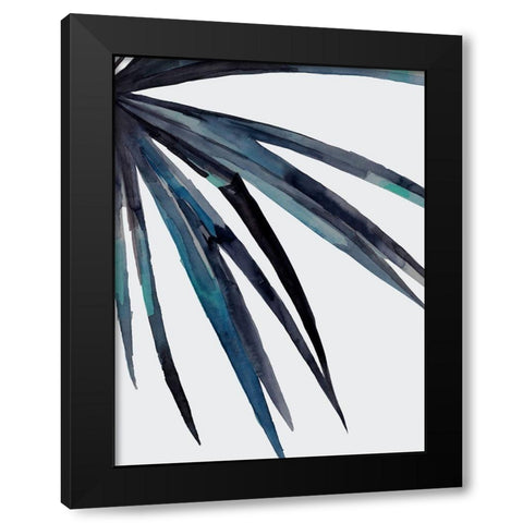 Splice Dusk Black Modern Wood Framed Art Print with Double Matting by Urban Road