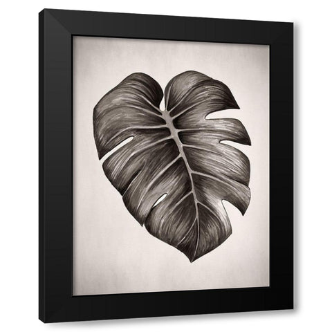 Verdure I Sepia Black Modern Wood Framed Art Print with Double Matting by Urban Road