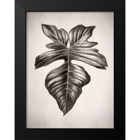 Verdure III Sepia Black Modern Wood Framed Art Print by Urban Road